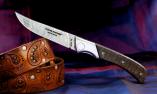 Thiers Jagdmesser Claude Dozorme, Damast, Edition Modern Hunter 02, brosse, Carbon+Kupfer, 14 cm Ansicht 1