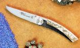 Thiers-Taschenmesser Claude Dozorme, Edition JERO, ALPEN 11 cm, brosse Ansicht 1