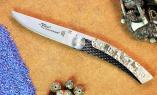 Thiers-Taschenmesser Claude Dozorme, Edition JERO, MANGA 11 cm, brosse Ansicht 1
