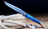 UNIKAT: Laguiole Claude Dozorme, Edition ARIGON 15, Damast, Hybridgriff, Plein, brosse Ansicht 1