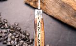 UNIKAT: Laguiole-Taschenmesser Coutellier BRUN, Edition PIQUET 02, Zaunpfahl, double platines, brosse Ansicht 1