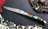 UNIKAT: Taschenmesser Laguiole du Barry, Edition BARRYLOS 24, Hybridholz, brosse, guillochierte Biene Ansicht 1