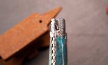 UNIKAT: Taschenmesser Laguiole du Barry, Edition BARRYLOS 46, Esche, brosse, guillochierte Biene Ansicht 1