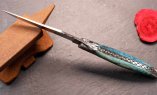 UNIKAT: Taschenmesser Laguiole du Barry, Edition BARRYLOS 46, Esche, brosse, guillochierte Biene Ansicht 2