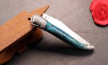 UNIKAT: Taschenmesser Laguiole du Barry, Edition BARRYLOS 46, Esche, brosse, guillochierte Biene Ansicht 5