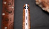 UNIKAT: Taschenmesser Laguiole du Barry, Edition BARRYLOS 48, Ahorn, brosse, guillochierte Platine Ansicht 1