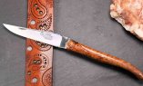 UNIKAT: Taschenmesser Laguiole du Barry, Edition BARRYLOS 48, Ahorn, brosse, guillochierte Platine Ansicht 3