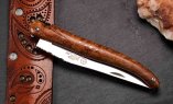 UNIKAT: Taschenmesser Laguiole du Barry, Edition BARRYLOS 48, Ahorn, brosse, guillochierte Platine Ansicht 4