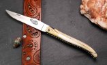 UNIKAT: Taschenmesser Laguiole du Barry, Edition BARRYLOS 50, Mammutstoßzahn, brosse, double Platines Ansicht 4