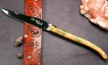 UNIKAT: Taschenmesser Laguiole du Barry, Edition BARRYLOS 51, 14 cm, Esche, brosse, guillochierte Biene Ansicht 1