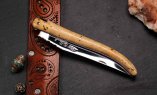 UNIKAT: Taschenmesser Laguiole du Barry, Edition BARRYLOS 52, 14 cm, Esche, brillant, guillochierte Biene Ansicht 1