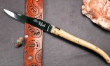 UNIKAT: Taschenmesser Laguiole du Barry, Edition BARRYLOS 52, 14 cm, Esche, brillant, guillochierte Biene Ansicht 4