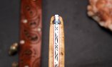 UNIKAT: Taschenmesser Laguiole du Barry, Edition BARRYLOS 52, 14 cm, Esche, brillant, guillochierte Biene Ansicht 5