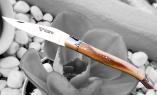 Unikat: Taschenmesser Laguiole en Aubrac, AURORA 03, brosse, Mammutstosszahn, guillochierte Biene Ansicht 1