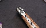 UNIKAT: Taschenmesser Laguiole en Aubrac, Edition DRACHENBIENE, Guavenholz, guillochierte Biene , brosse Ansicht 1