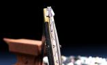 UNIKAT: Taschenmesser Chevalier Laguiole, LORAC 02, brosse, Mooreiche, Damastklinge, guillochierte Biene + 25 CARMOS Ansicht 1