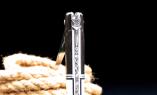 UNIKAT: Taschenmesser Chevalier Laguiole, LORAC 03, brosse, Ebenholz/Knochen, guillochierte Biene + 25 CARMOS Ansicht 1