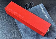 abschliessbare Messerbox für 1 Laguiole-Taschenmesser, Edition PASCAL rot