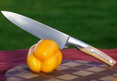 Allzweck-Küchenmesser Thiers Goyon-Chazeau Olivenholzgriff 20 cm
