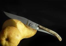 Laguiole-Taschenmesser Claude Dozorme Liner Lock Widder - Widderhorn Taschenmesser - Handmade in France
