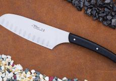 Küchenmesser Claude Dozorme, Edition RARGIN, Methacrylat, 13 cm, Santoku-Messer