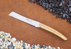 Küchenmesser Claude Dozorme, Edition RARGIN, Olivenholz, 12 cm, Tranchermesser
