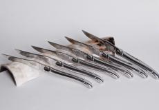 Laguiole Arbalete Genes David, 6-teilig Steakmesserset Edelstahl
