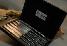 Laguiole en Aubrac 6-teilig, Steakmesser Set Quotidiens Paperstone Taschenmesser - Handmade in France