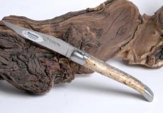 Taschenmesser Laguiole en Aubrac, Laguiollinos, Rosskastanie, 10cm - Kastanienholz Taschenmesser - Handmade in France