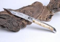 Taschenmesser Laguiole en Aubrac, double platines, brillant, Rosskastanie - Kastanienholz Taschenmesser - Handmade in France