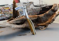 Laguiole en Aubrac, Sommelier "Le France" Gaiac - Gaiacholz Taschenmesser - Handmade in France