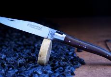Laguiole-Taschenmesser Fontenille Pataud, Edition NORALIS 03, Pistazien, brosse, guillochierte Biene, 11 cm Taschenmesser - Handmade in France