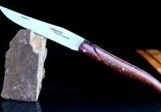 Laguiole-Taschenmesser Goyon-Chazeau, Edition GARCIA 06, double Platines, Plein, Padouk Taschenmesser - Handmade in France