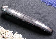 HALBUNIKAT: Laguiole Taschenmesser Mickael Ginisty, Edition JARES 06, Carbonfaser, brosse, guillochierte Biene, plein