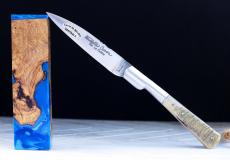 Le Fidele Laguiole Taschenmesser Vendetta, Widderhorn-Kruste, brosse Taschenmesser - Handmade in France