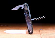 Multitool Douris Chastel Edition ARTIGON 08, 3-teilig, brosse, Büffelhornkruste