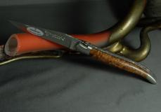 Taschenmesser Laguiole en Aubrac, double platines, Brosse, Palisander Taschenmesser - Handmade in France