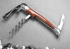 Sommelier Laguiole Arbalete Genes David,  Amourette, Schlangenholz - Kategorie: Sommelier / Kellnermesser Taschenmesser - Handmade in France