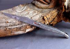 Taschenmesser Laguiole en Aubrac, guillochierte Biene, brillant, Texalium Taschenmesser - Handmade in France