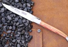 Taschenmesser Laguiole Aveyron, brillant, Rosenholz, guillochierte Biene Taschenmesser - Handmade in France