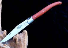 Taschenmesser Laguiole Arbalete Genes David, Padouk, brosse, Classic Taschenmesser - Handmade in France