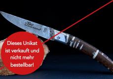 AUSVERKAUFT UNIKAT: Thiers-Taschenmesser Claude Dozorme, Edition DOZORMIA 13, Kaktusbaum, brillant - Kaktusholz Taschenmesser - Handmade in France