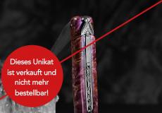 AUSVERKAUFT: Taschenmesser Laguiole en Aubrac, Edition BELLE 17, Rosskastanie, Plein, guillochierte Biene , Damast - Kastanienholz Taschenmesser - Handmade in France