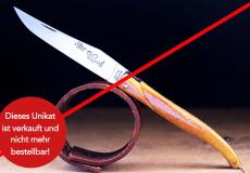 UNIKAT 05: Laguiole-Taschenmesser Laguiole du Barry, Kamelnochen, brosse, guillochierte Biene, Plein - Kamelknochen Taschenmesser - Handmade in France