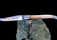 Taschenmesser Laguiole Le Fidele Classic Horn blond, brosse, 11 cm - 11cm Taschenmesser - Handmade in France