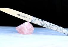 Taschenmesser Charles Canon, Granit Mont Blanc, brosse - Granit aus Mont-Blanc Taschenmesser - Handmade in France