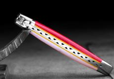 Taschenmesser Chevalier Laguiole Edition MIXED EMOTIONS 05, Frieden, Abenteuer, Neugier
