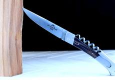 Taschenmesser Goyon-Chazeau mit Korkenzieher Le St. Vincent, Palmenholz mit Korkaufsteller, brosse Taschenmesser - Handmade in France