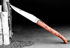 UNIKAT: Taschenmesser Laguiole Armand Cayzac, Edition ARON 05, Thuja, brosse, double Platines