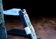 Taschenmesser Laguiole du Barry, Edition Hamburg 1000, Modell GERECHTIGKEIT 02, brillant, Double Platines Taschenmesser - Handmade in France